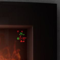 Cecotec Električni Kamin Warm 2200 Curved Flames 1000 - 2000 W