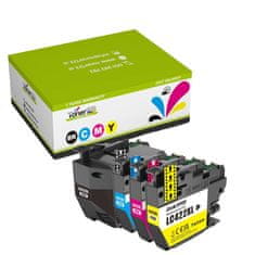 Toner123 Komplet Brother LC422XLVAL (BK, C, M, Y) / MFC-J5340DW, MFC-J5345DW, MFC-J5740DW, MFC-J6540DW, MFC-J6940DW zamjenske tinte (4) - crna XL, cijan XL, magenta XL, žuta XL