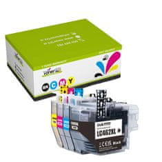 Toner123 Komplet Brother 4x LC462XL / MFC-J2340DW, MFC-J3540DW, MFC-J3940DW zamjenske tinte (4) - crna XL, cijan XL, magenta XL, žuta XL