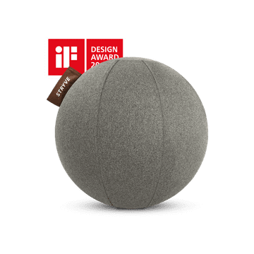 STRYVE aktivna lopta | vuneni filc, ergo. lopta za vježbanje, 65cm