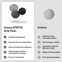 Massage ball, set od 3 masažne loptice za preciznu samomasažu i tretman