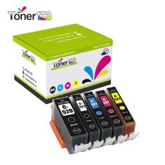 Toner123 Komplet Canon PGI-520 + 4× CLI-521 / Canon PIXMA MP540, MP550, MP560, MP620, MP630, MP640, MP980, MP990, MX860, MX870 zamjenske tinte (5) - crna, crna foto, cijan, magenta, žuta