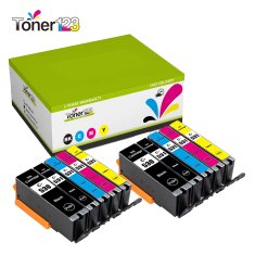 Toner123 Komplet Canon 2x PGI-530PGBK + 8x CLI-531 (BK,C,M,Y) / Canon Pixma TS8750, TS8751 zamjenske tinte (10) - 2x pigment crna, 2x crna, 2x cijan, 2x magenta, 2x žuta