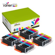 Toner123 Komplet Canon 4×PGI-550PGBK + 16×CLI-551/ Pixma MG6350, MG6450, MG7150, MX725, MX925 zamjenske tinte (20) - 4× pigment crna XL, 4× crna XL, 4× cijan XL, 4× magenta XL, 4× žuta XL