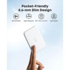 Anker Nano Powerbank Slim 5000 mAh, crni