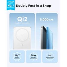 Anker Nano Powerbank Slim 5000 mAh, crni