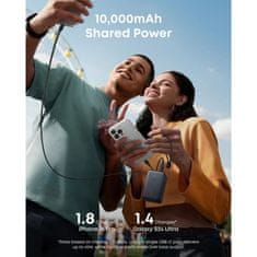 Anker Nano Power Bank 10000 mAh, 45W s ugrađenim USB-C kablom, crn