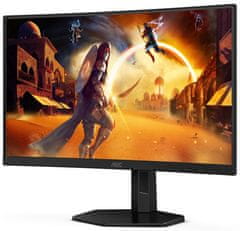 AOC CQ27G4X gaming monitor, 68,58 cm, QHD, VA, 180 Hz, zakrivljeni