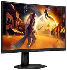 AOC CQ27G4X gaming monitor, 68,58 cm, QHD, VA, 180 Hz, zakrivljeni