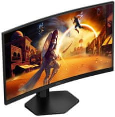 AOC CQ27G4X gaming monitor, 68,58 cm, QHD, VA, 180 Hz, zakrivljeni
