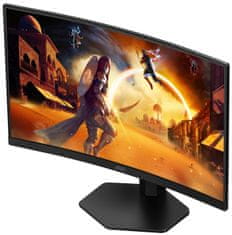 AOC CQ27G4X gaming monitor, 68,58 cm, QHD, VA, 180 Hz, zakrivljeni