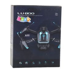 Lean-toys Punjivi 3D 360 LED sklopivi dron s HD kamerom LU800