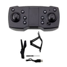 Lean-toys Sklopivi dron s baterijom od 360 stupnjeva i kamerom Sky Hunter D19HW WiFi FPV