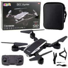 Lean-toys Sklopivi dron s baterijom od 360 stupnjeva i kamerom Sky Hunter D19HW WiFi FPV