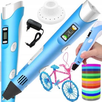 Dexxer Komplet olovke za 3D printer + 200 m PLA filamenta 230V