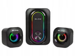 Blow RGB LED 2.1 USB zvučnici za računalo s niskotoncem