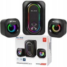 Blow RGB LED 2.1 USB zvučnici za računalo s niskotoncem