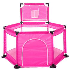 Tavalax Visokokvalitetni rasklopivi vrtić s torbom Tavalax, rozi