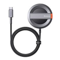 Mcdodo Mcdodo CH-5500 bežični punjač za iPhone, 15W, crni, brzi i kompaktni punjač