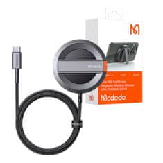 Mcdodo Mcdodo CH-5500 bežični punjač za iPhone, 15W, crni, brzi i kompaktni punjač