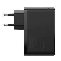 BASEUS Punjač Baseus GaN2 Pro, 4 porta (2x USB, 2x USB-C), 100W, EU, crni