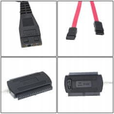 Dexxer Univerzalni USB adapter i napajanje za SATA pogone CD DVD 480Mbps