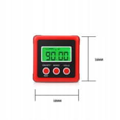 Dexxer 3u1 Carpenterov magnetski digitalni LCD kutomjer