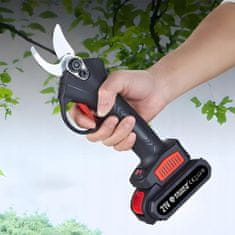 Dexxer Set 21V akumulatorskih škara za orezivanje drveća 2x2Ah, kutija do 30 mm