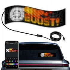 Dexxer Fleksibilni LED RGB zaslon za billboard USB 59cm aplikacija