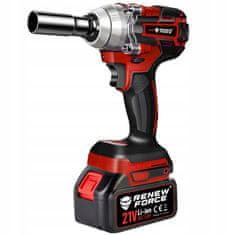 Dexxer Set 21V bežični udarni odvijač bez četkica 750Nm 2x4Ah LED kućište