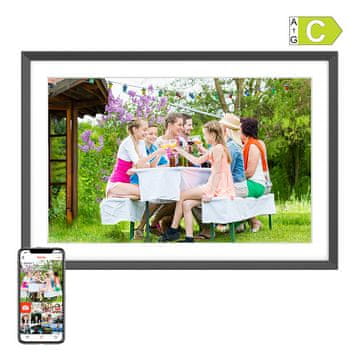 Arzopa Digitalni okvir za slike Arzopa P156W (crni) 15,6" - Full HD, Wi-Fi, 32 GB memorije