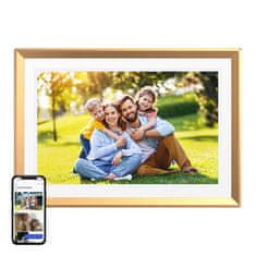 Arzopa Digitalni okvira za slike Arzopa D10 (zlatna) 10.1" s 32 GB memorije i WiFi povezivošću