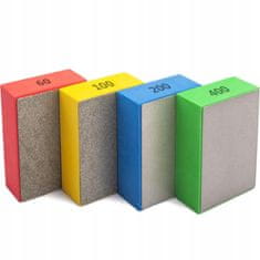 Dexxer Set od 4 dijamantne brusne kocke za keramiku i kamen