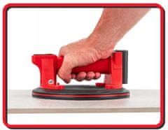 RED TECHNIC Set ručki za usisavanje na baterije s vakuumskom čašicom 200 mm do 200 kg LCD kućište 1,5 Ah
