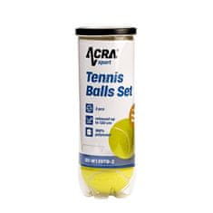 ACRAsport Acra teniske loptice - rekreacijske 3 komada u kutiji