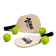ACRAsport Acra set za pickleball, 2 reketa i 4 loptice