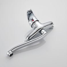 Dexxer Kromirana jednoručna zidna miješalica za umivaonik s okretom od 360°