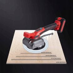 Dexxer 21V baterijska vibrirajuća ploča za polaganje keramike s vakuumom 2x2Ah, kućište 130 mm