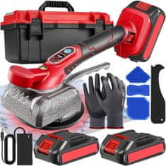 Dexxer 21V baterijska vibrirajuća ploča za polaganje keramike s vakuumom 2x2Ah, kućište 130 mm