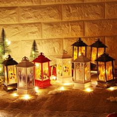 HOME & MARKER® Božićna LED svjetiljka, dekorativna svjetiljka za blagdane, set 2 komada, zimska dekoracija | GLOWMAS