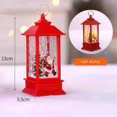 HOME & MARKER® Božićna LED svjetiljka, dekorativna svjetiljka za blagdane, set 2 komada, zimska dekoracija | GLOWMAS