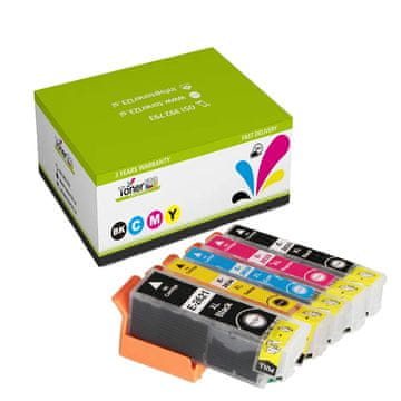 Toner123 Komplet Epson 26XL / C13T26364010 zamjenske tinte (5) - crna XL, foto crna XL, cijan XL, magenta XL, žuta XL