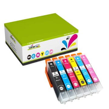 Toner123 Komplet Epson 24XL / C13T24384010 zamjenske tinte (6) - crna, svetlo cijan, cijan, svetlo magenta, magenta, žuta