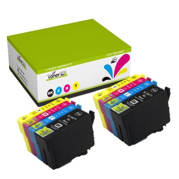 Toner123 Komplet Epson 34XL / C13T34764010 WorkForce Pro WF-3720, WF-3725 zamjenske tinte (8) - 2x crna XL, 2x cijan XL, 2x magenta XL, 2x žuta XL