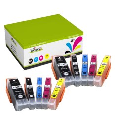 Toner123 Komplet Epson 33XL / C13T33574510 / Expression Premium XP-530, XP-540, XP-630, XP-635, XP-640, XP-645, XP-830 zamjenske tinte (10) - 2x crna XL, 2x foto crna XL, 2x cijan XL, 2x magenta XL, 2x žuta XL