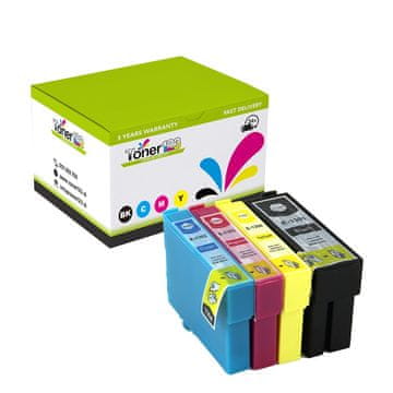 Toner123 Komplet Epson T1305 / T1301 +T1302 + T1303 + T1304 zamjenske tinte (4) - crna, cijan, magenta, žuta