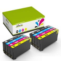 Toner123 Komplet Epson 405XL / Workforce Pro WF-3820, WF-3825, WF-4820, WF-4825, WF-4830, WF-7310, WF-7830, WF-7835, WF-7840 zamjenske tinte (8) - 2x crna XL, 2x cijan XL, 2x magenta XL, 2x žuta XL