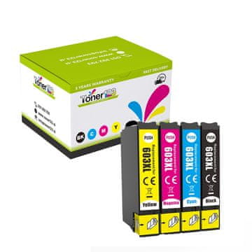 Toner123 Komplet Epson 603XL / C13T03A64010 / Expression Home XP-2100, 2105, 2150, 3105, 3150, 4100, 4105 / WorkForce WF-2810, 2830, 2835, 2850 - zamjenske tinte (4) - crna XL, cijan XL, magenta XL, žuta XL