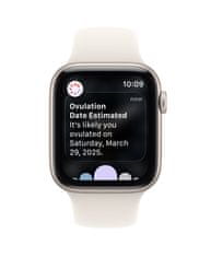 Apple Apple Watch SE 3 pametni sat, GPS, 40 mm, aluminij, + remen M/L, bež (Starlight) (MEH54WF/A)