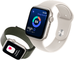Apple Apple Watch SE 3 pametni sat, GPS, 40 mm, aluminij, + remen M/L, bež (Starlight) (MEH54WF/A)